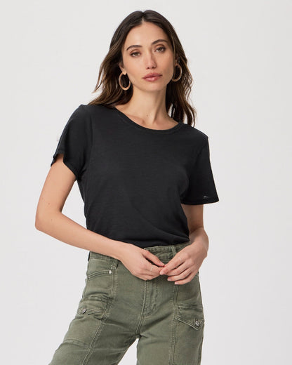 Paige Women's Ellison Tee - Faded Black