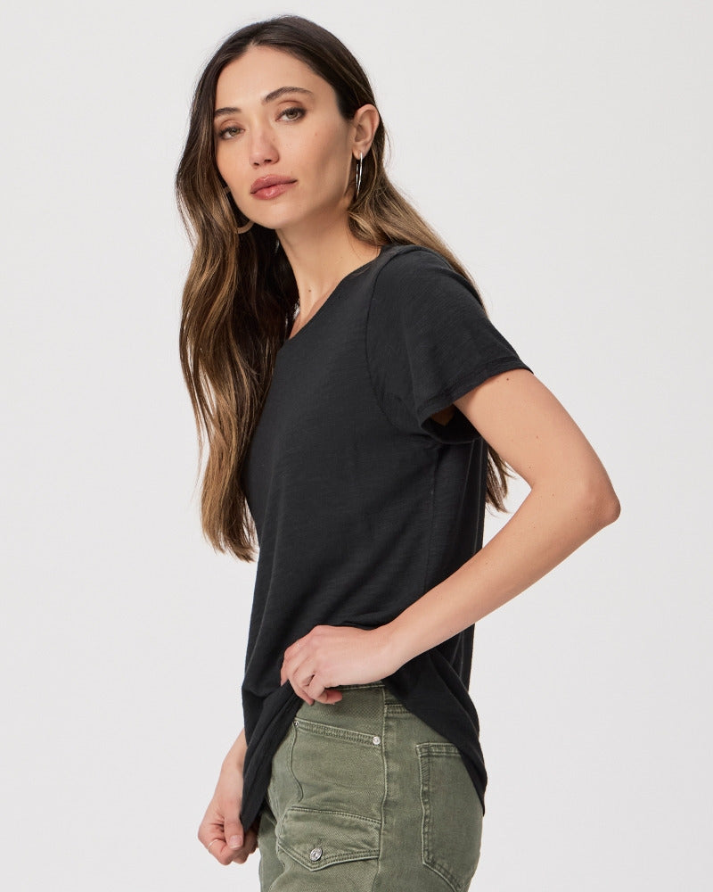 Paige Women's Ellison Tee - Faded Black