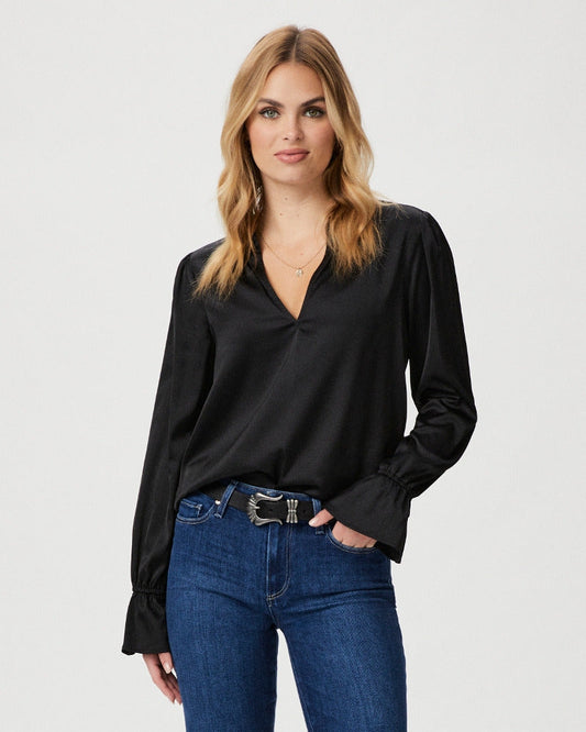 Paige Women's Laurin Blouse - Black