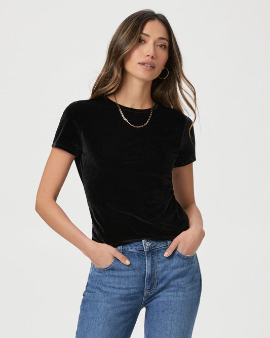 Paige Women's Fiora Tee - Black Velvet