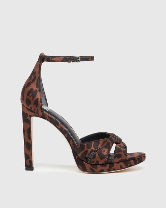 Paige Women's Val Sandal - Leopard Satin