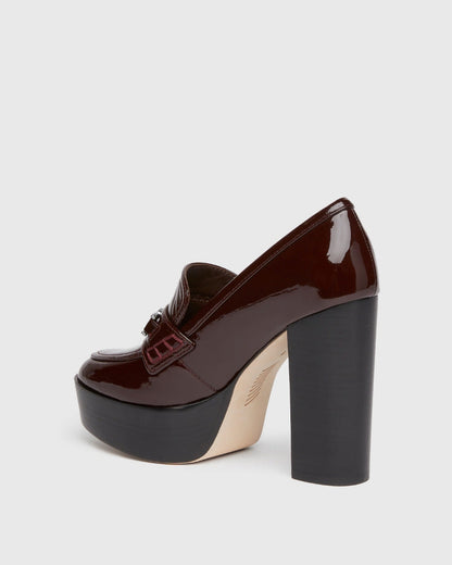 Paige Women's Masha Pump - Black Cherry Patent Leather