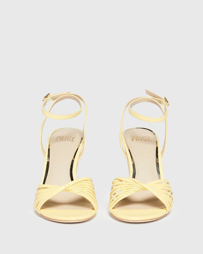 Paige Women's Sami Wedge - Pale Yellow Leather