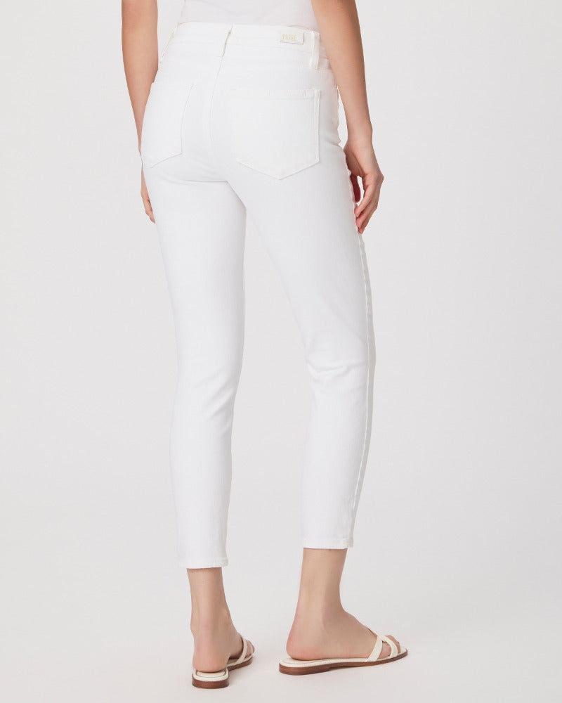 Paige Women's Hoxton Crop - Crisp White