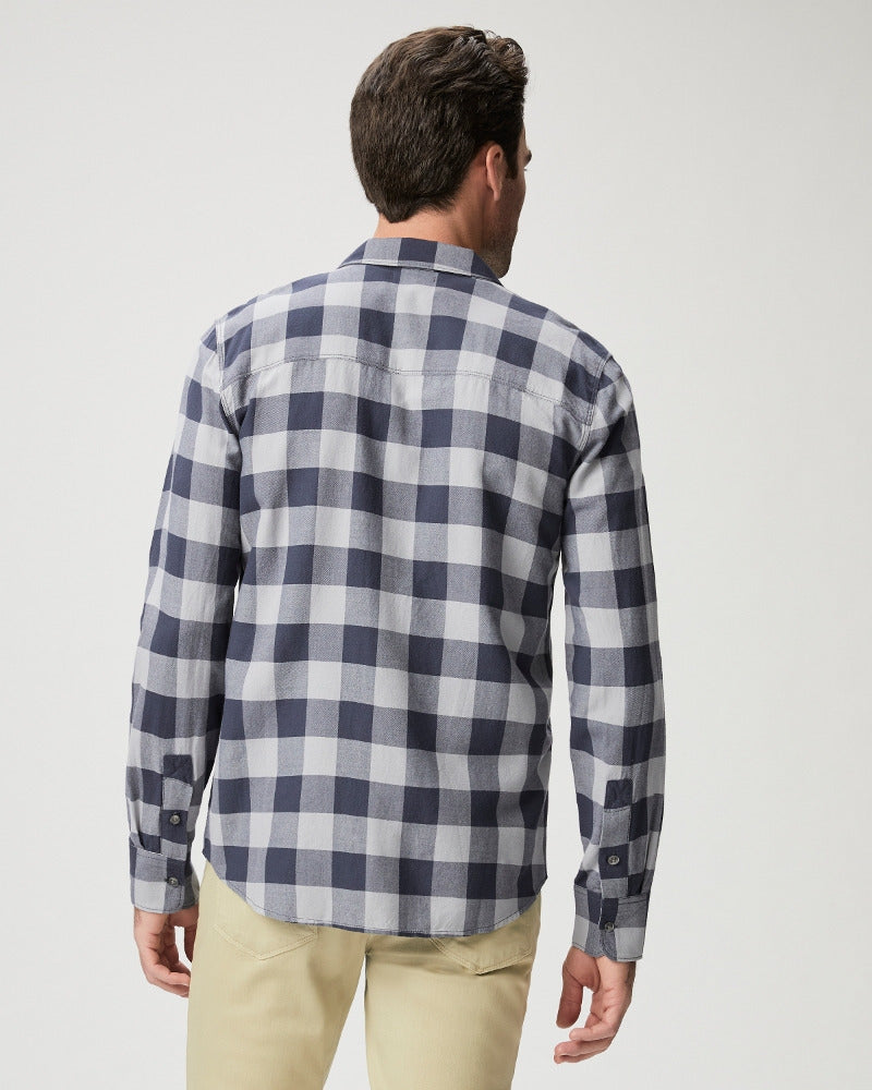 Paige Men's Everett Shirt - Navy Lake