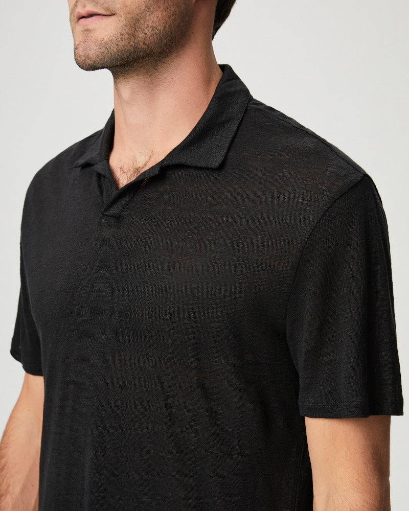 Paige Men's Shelton Polo - Black