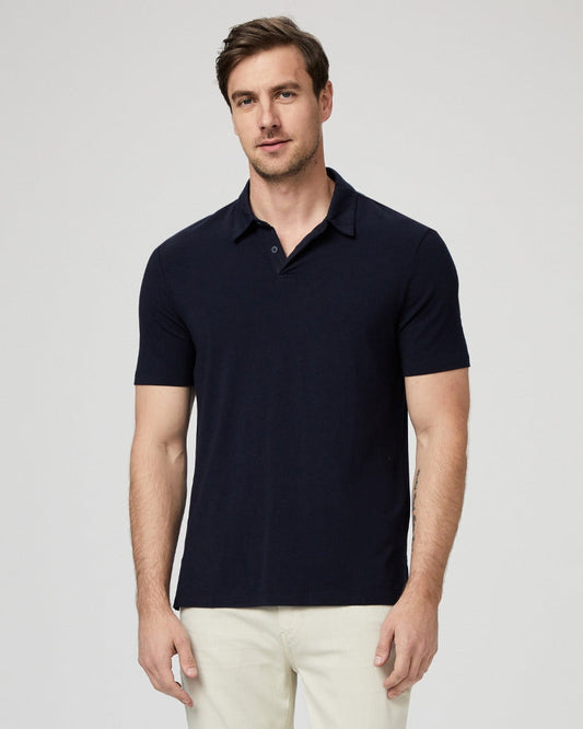 Paige Men's Burke Polo Shirt - Deep Anchor