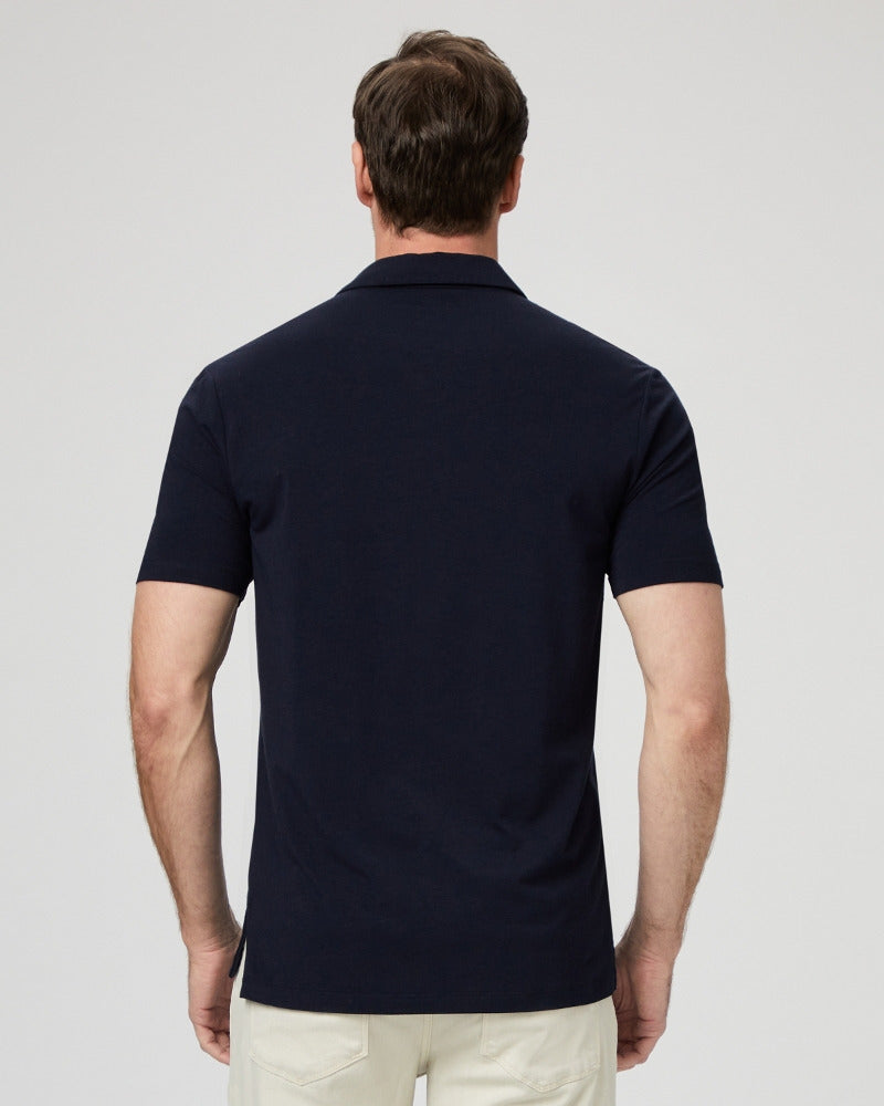 Paige Men's Burke Polo Shirt - Deep Anchor