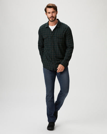 Paige Men's Everett Shirt - Emerald Haze