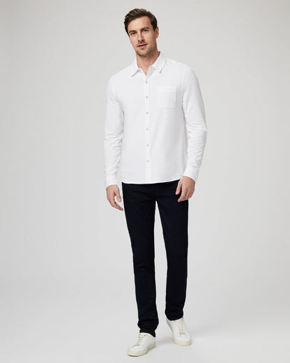 Paige Men's Stockton Button Up - Fresh White