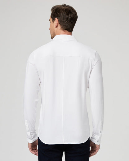 Paige Men's Stockton Button Up - Fresh White