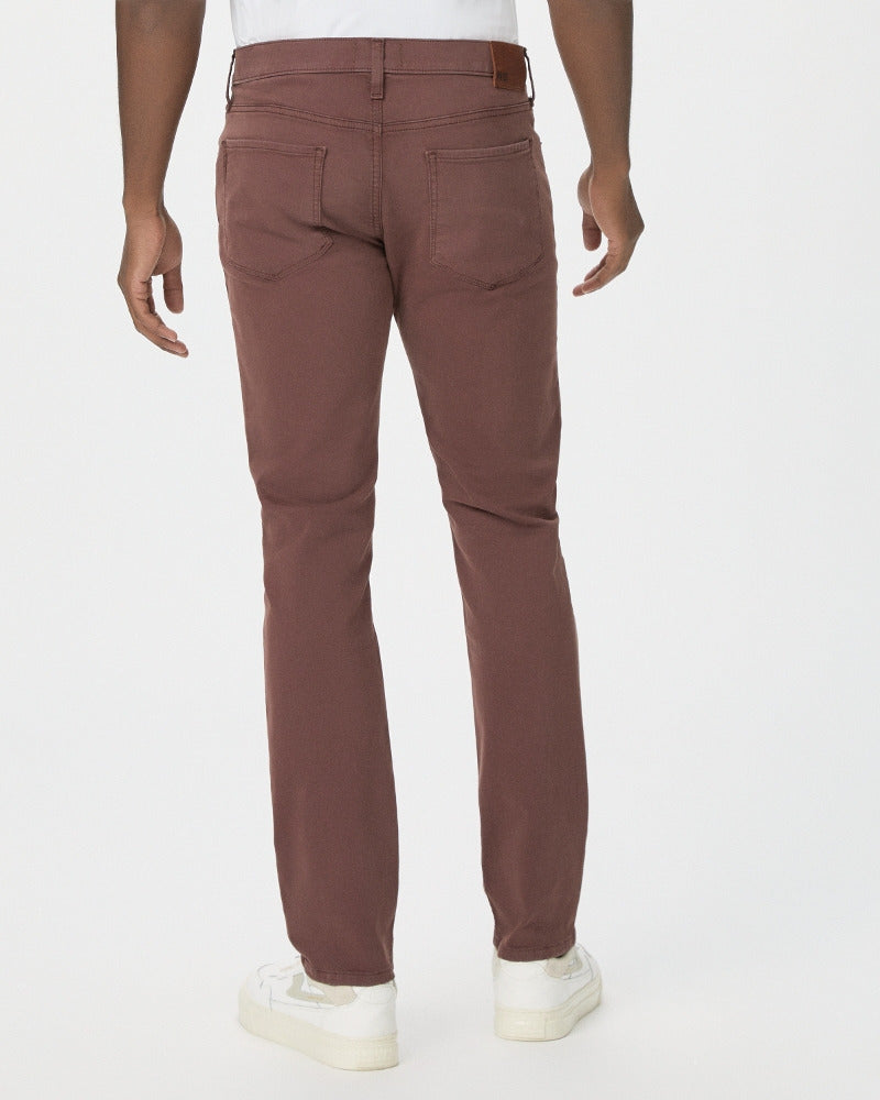 Paige Men's Federal - Deep Aubergine Twill