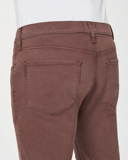 Paige Men's Federal - Deep Aubergine Twill