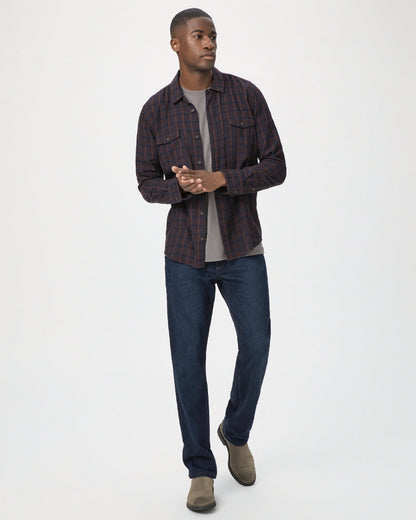 Paige Men's Everett Shirt - Winter Berry