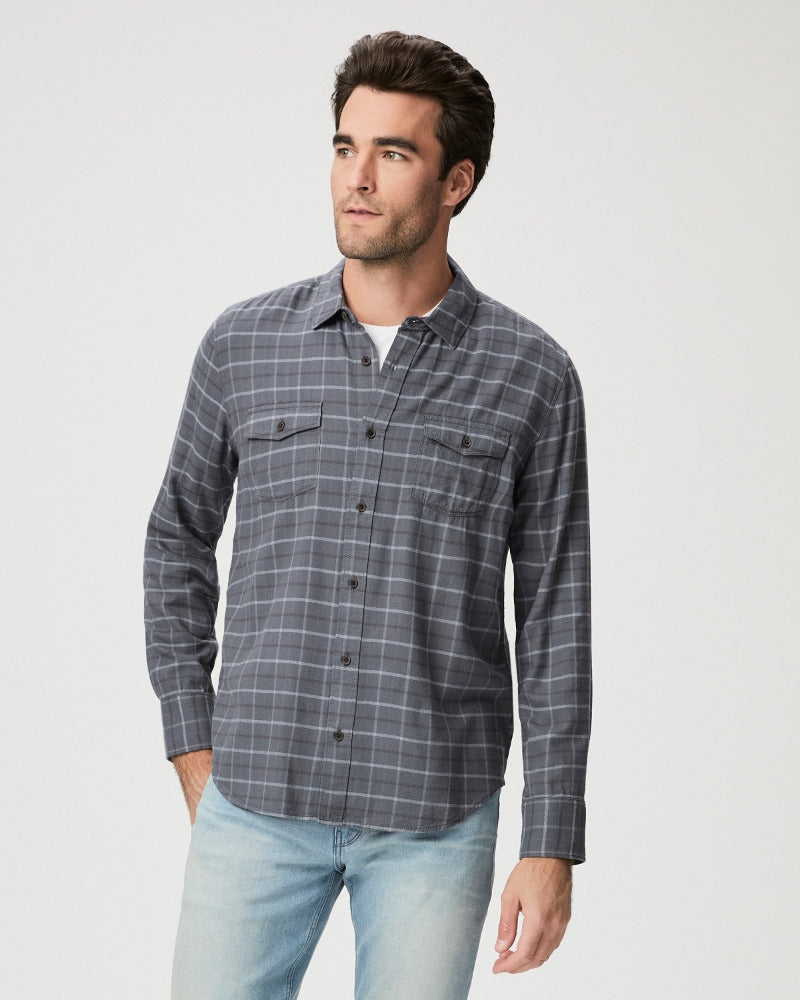 Paige Men's Everett Shirt - Dark Wind