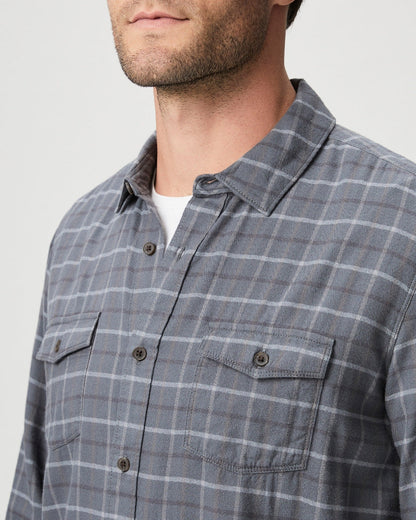 Paige Men's Everett Shirt - Dark Wind