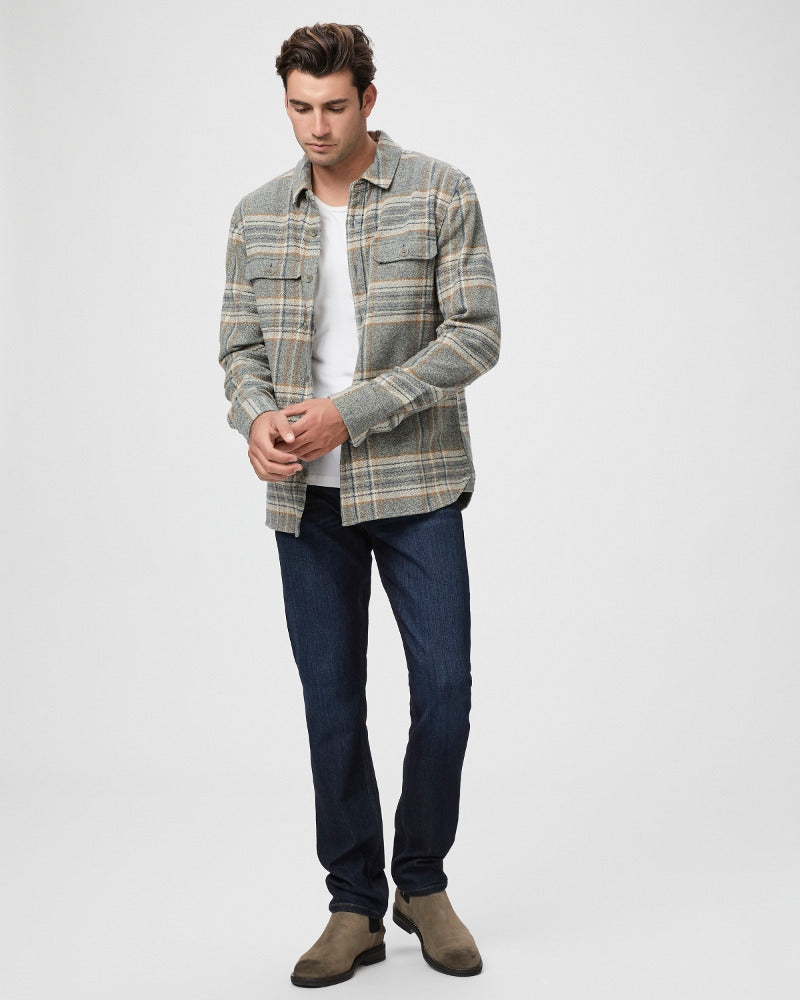 Paige Men's Wilbur Overshirt - Smoked Sage