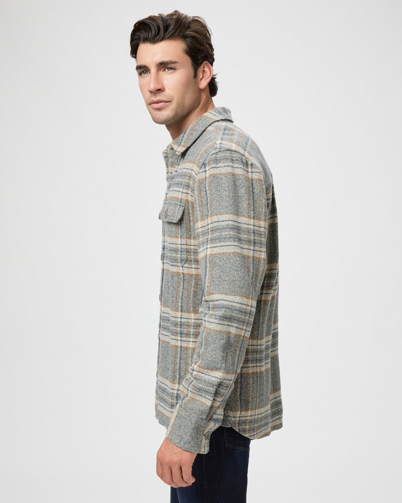 Paige Men's Wilbur Overshirt - Smoked Sage