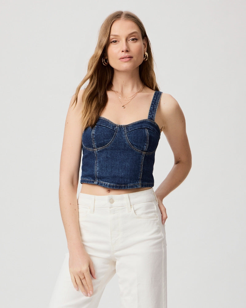 Paige Women's Guilia Denim Top - Sketchbook