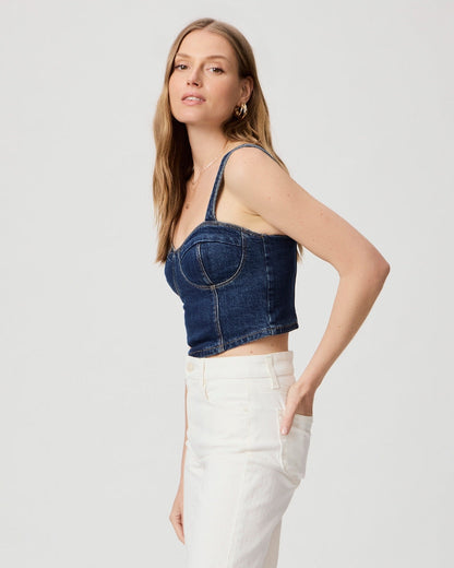 Paige Women's Guilia Denim Top - Sketchbook