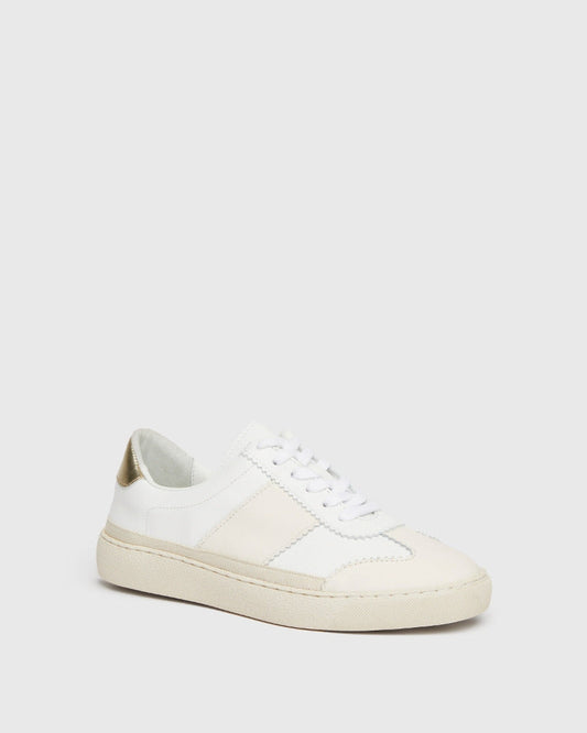 Paige Women's Brie Sneaker - White Leather