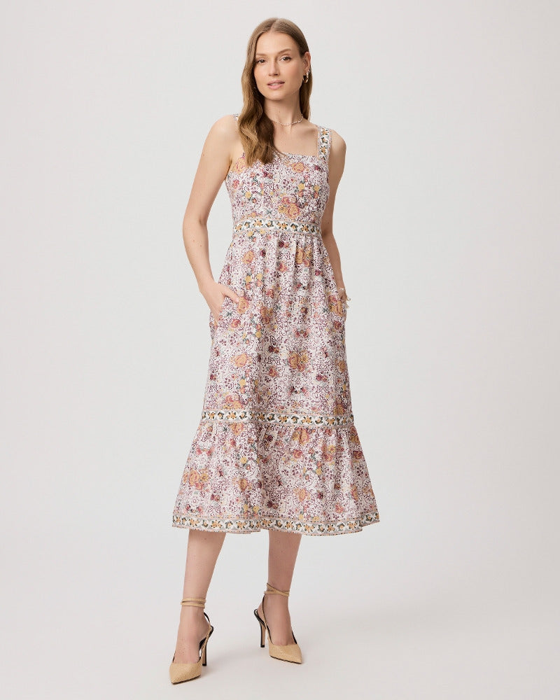 Paige Women's Fiori Dress - Blanc Multi