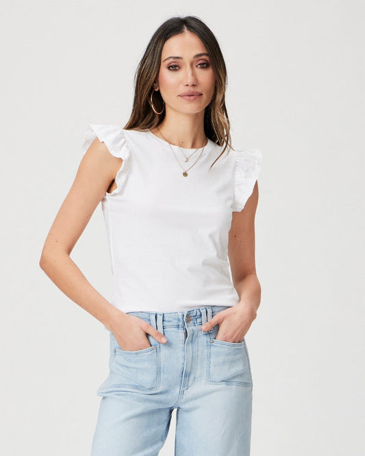 Paige Women's Erissa Tee - White