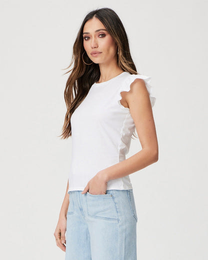 Paige Women's Erissa Tee - White