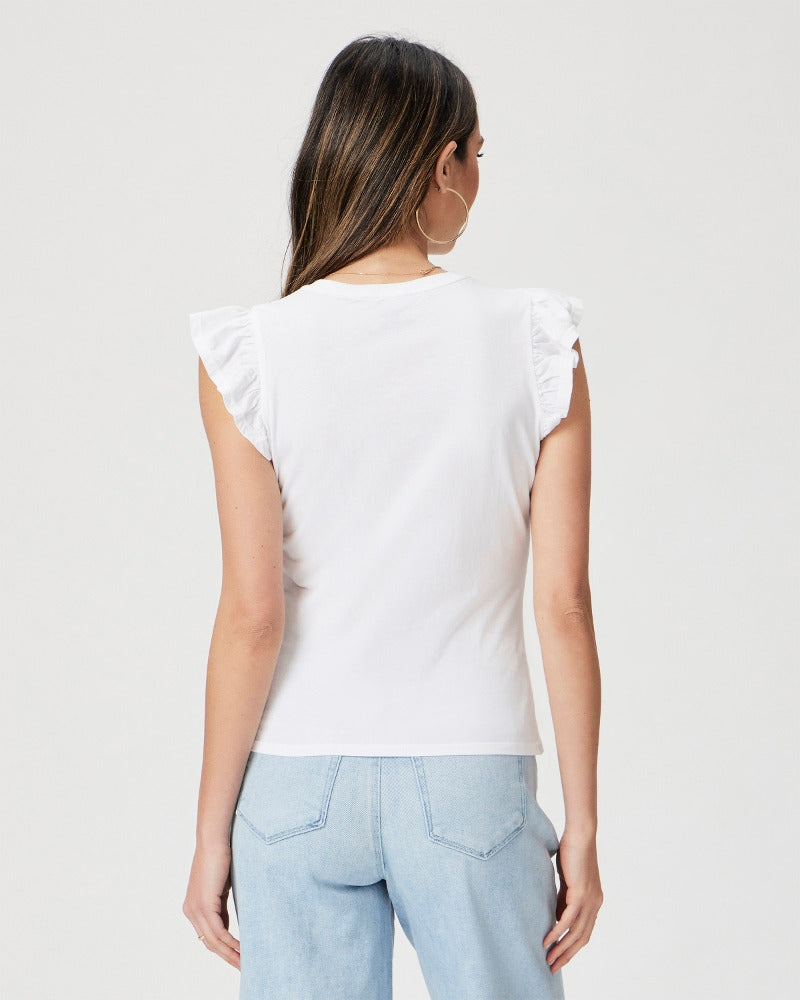 Paige Women's Erissa Tee - White