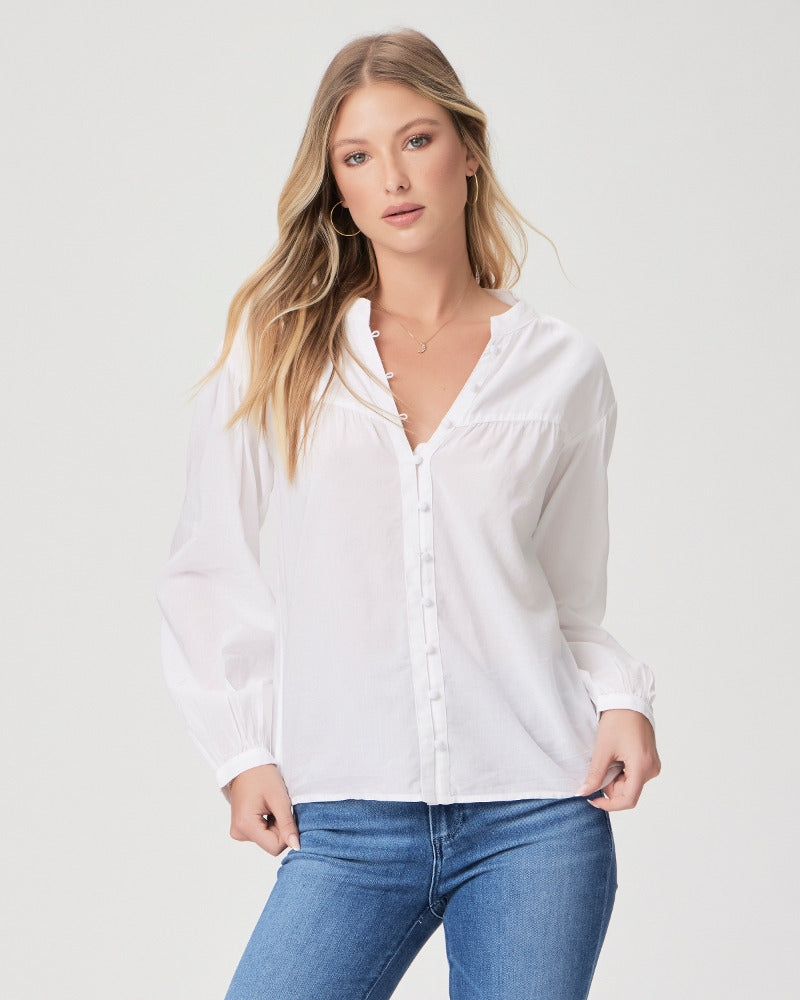 Paige Women's Marline Shirt - White