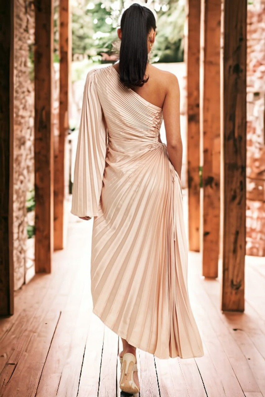 LADY BLACK TIE Women's Miramar Maxi Dress - Champagne