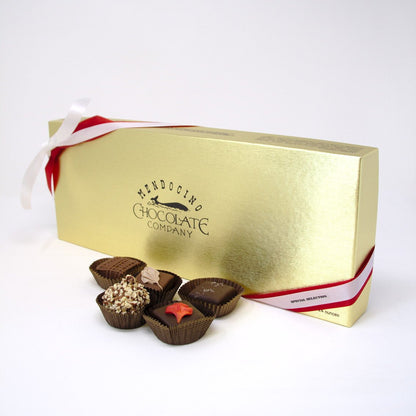 Mendocino Chocolate Company Holiday Originals Collection Deluxe Box