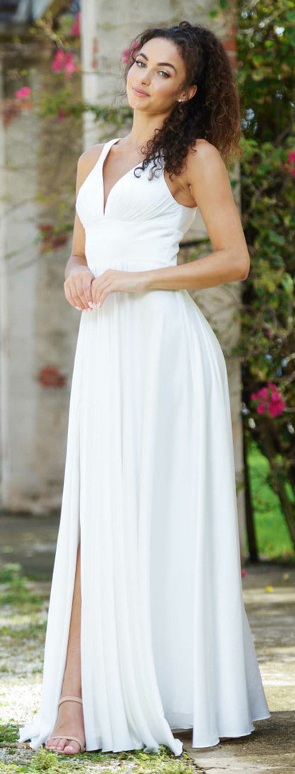 LADY BLACK TIE Women's Kinsley Gown - Off White - Final Sale