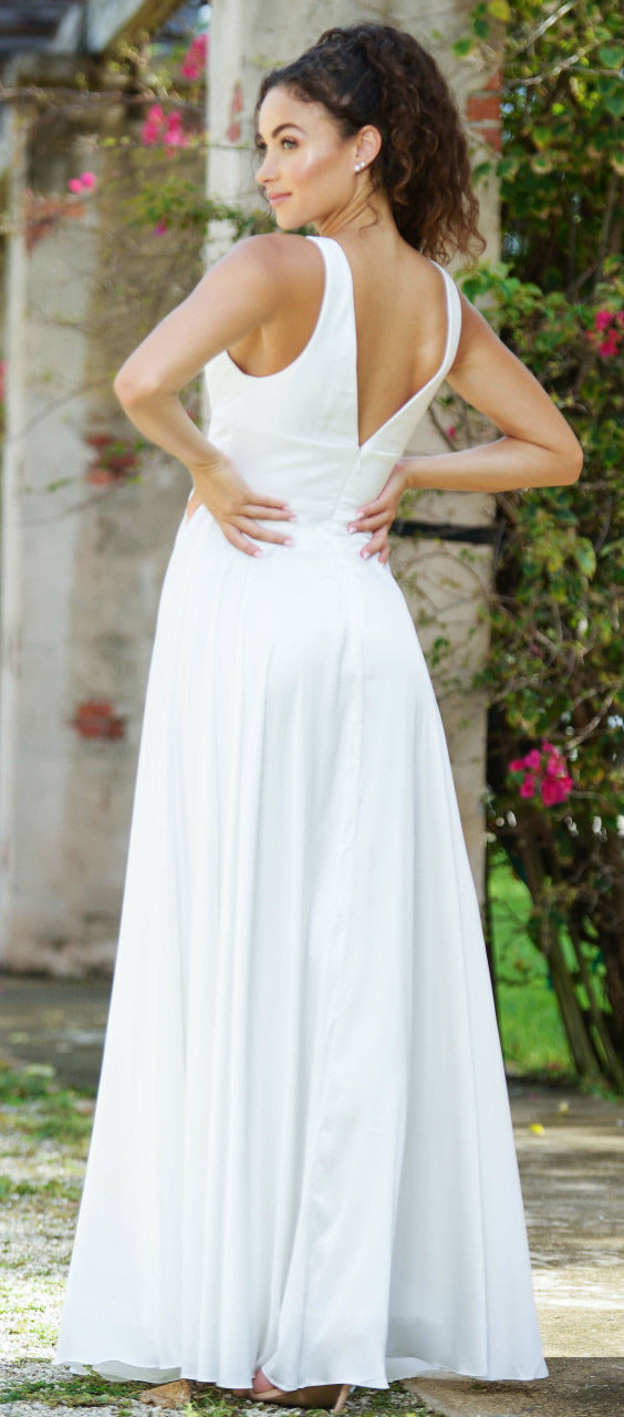 LADY BLACK TIE Women's Kinsley Gown - Off White - Final Sale