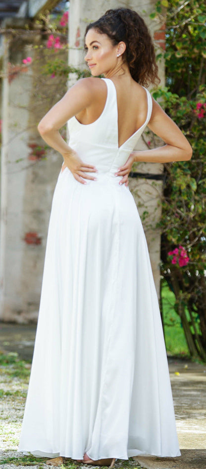 LADY BLACK TIE Women's Kinsley Gown - Off White - Final Sale