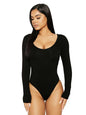 Naked Wardrobe Women's Nw Round Neck Bodysuit