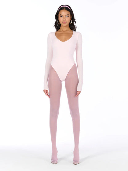 Naked Wardrobe Women's Nw Round Neck Bodysuit