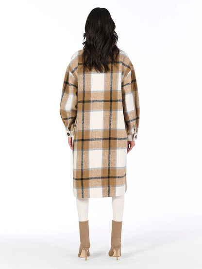 Naked Wardrobe Women's Plaid Jacket