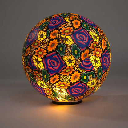 VivaTerra Clay Lighted Globes